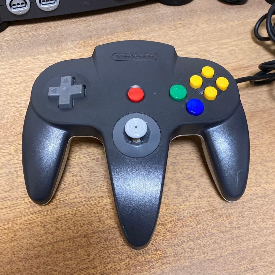 Nintendo 64 N64 Gray Console NUS-001 + Controller + Cables + Expansion Working