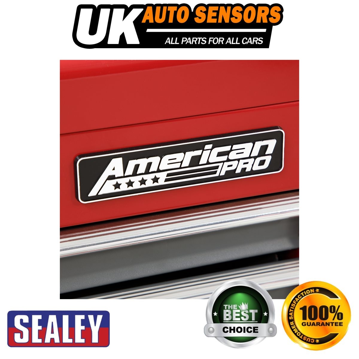 Sealey American PRO� Topchest 9 Drawer Red/Grey AP22509BB