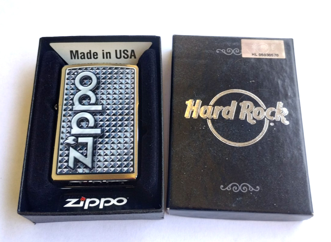 Zippo Lighter New Sealed 3D Logo Abstract 2012