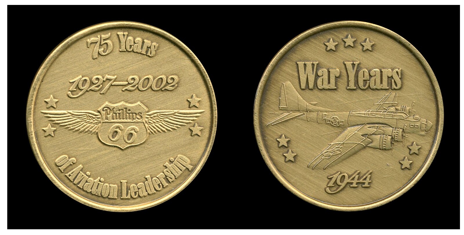 Phillips 66 Aviation Commemorative Coin - The War Years
