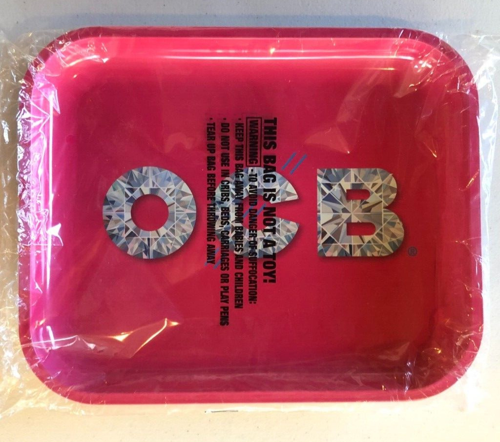 New OCB Rolling Tray Diamonds 14"L x 11"W Large 2022 Limited Edition 4298/5000