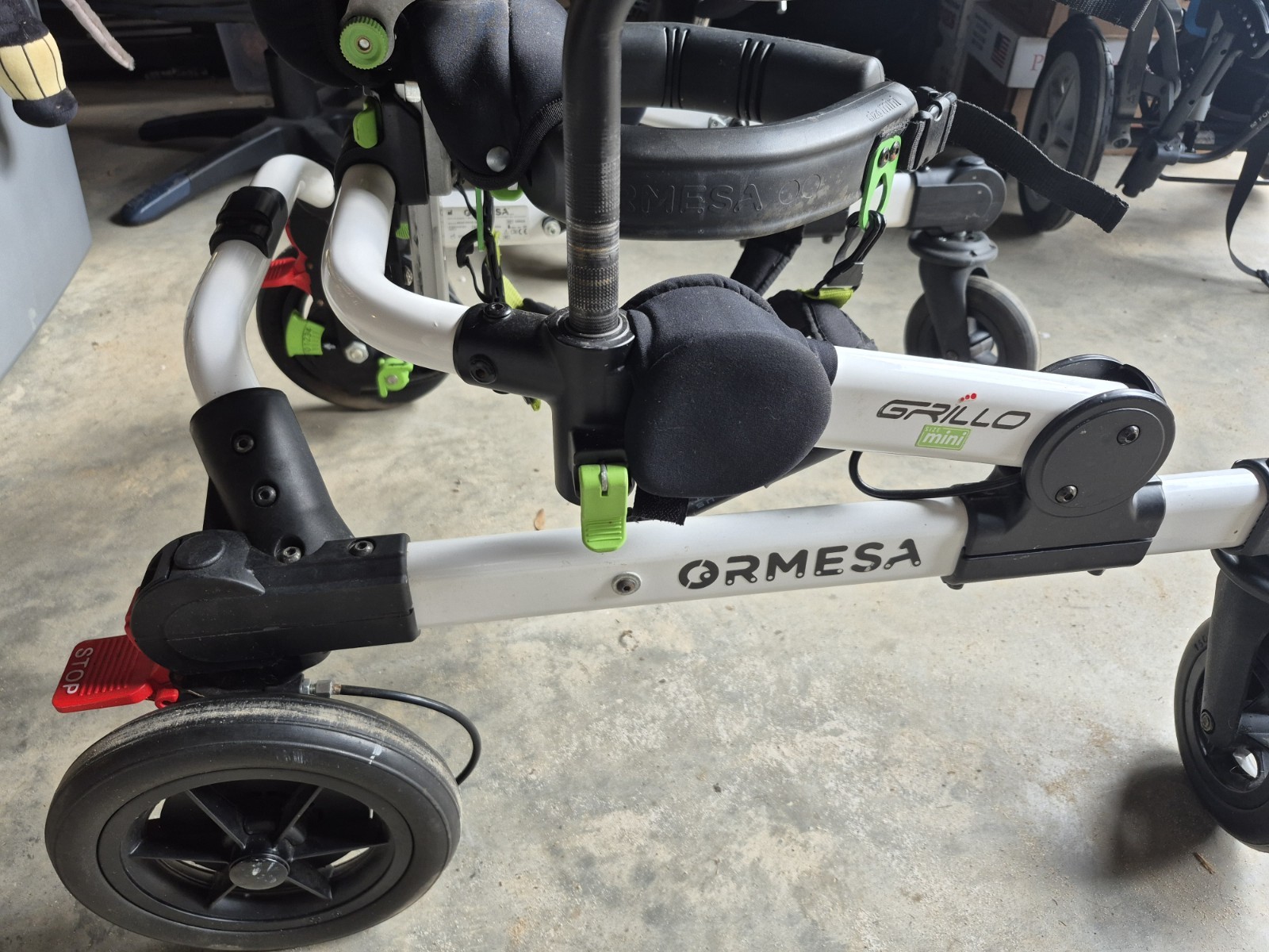 Ormesa Grillo Gait Trainer Mini Walker Front Rear Drive