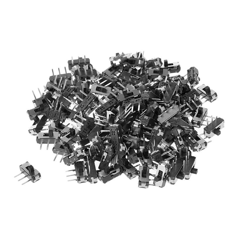 25Pcs/Set MSK-12D19 G2 SPDT 1P2T 3 Pin PCB Panel Horizontal Slide Switch