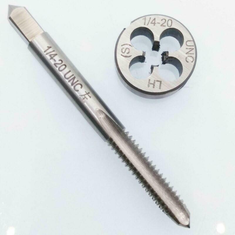1set  HSS 1/4-20 UNC Tap Left Hand & 1/4-20 UNC Die Left Hand Threading Tools