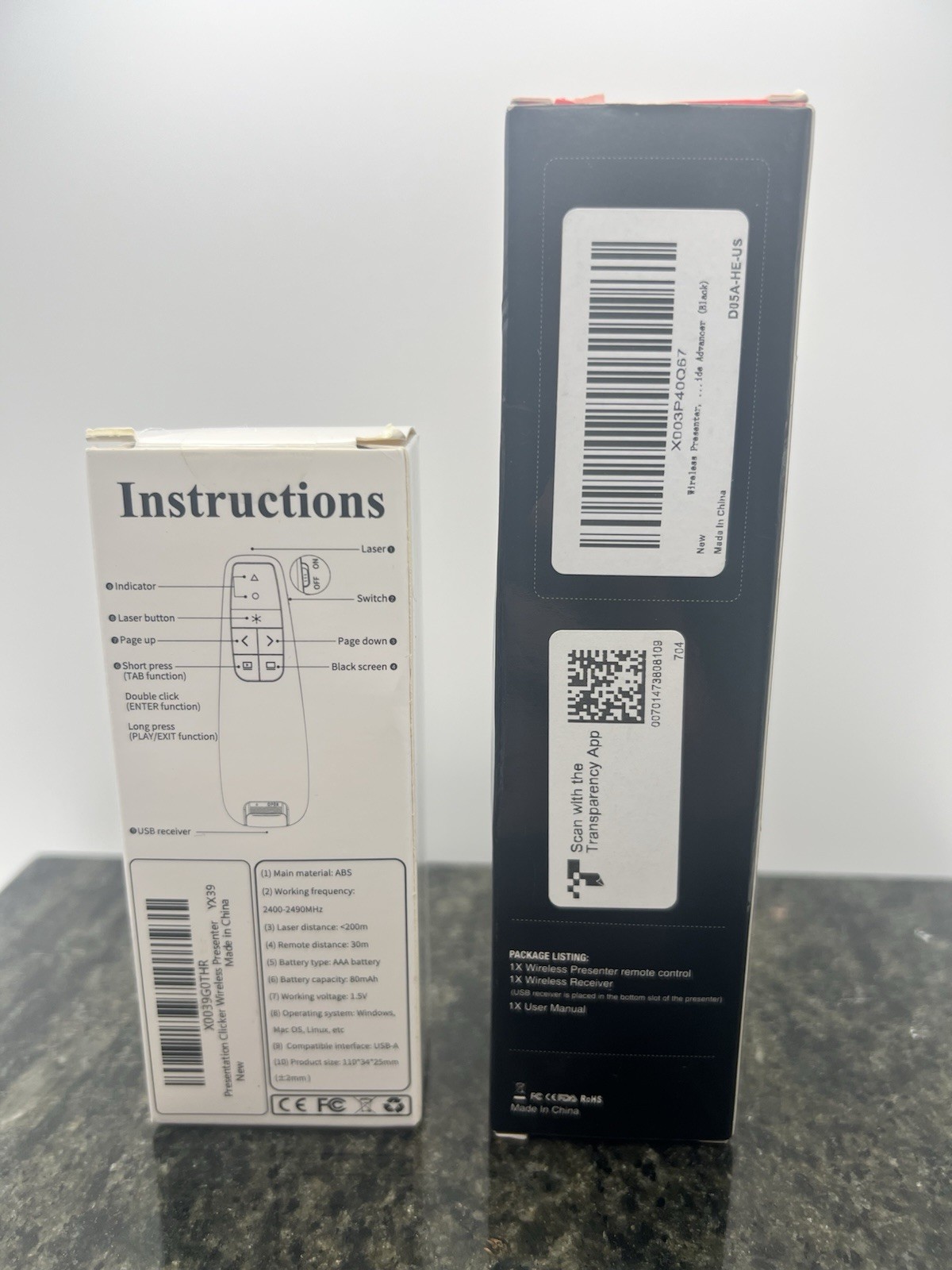 2 Brand New wireless presenter remotes