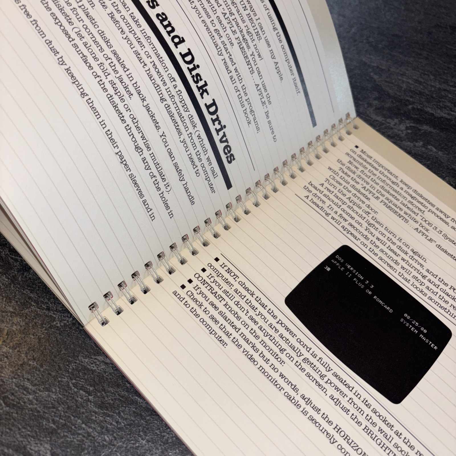 Apple Computer Family System Owner's / Reference Setup Guide 1981 #R