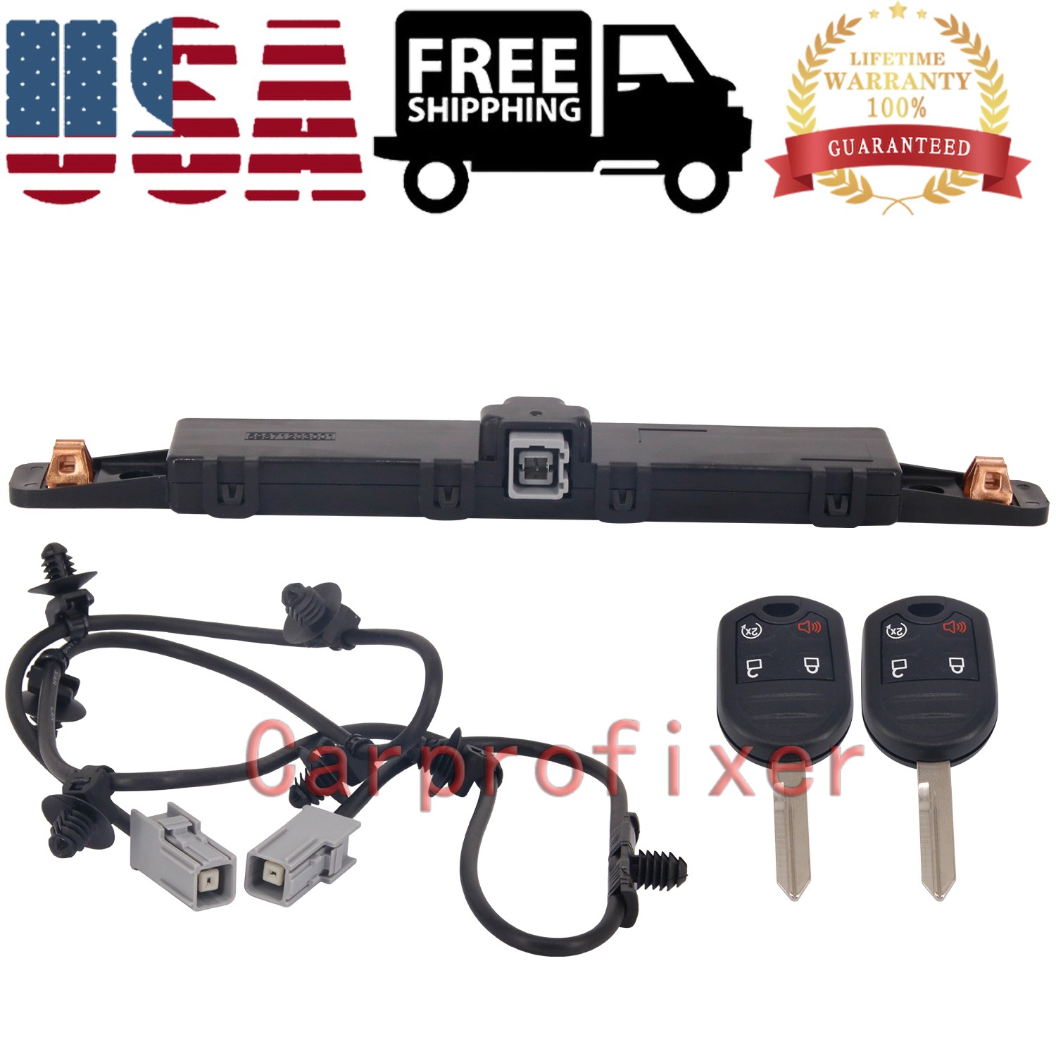BC3Z-19G364-A Remote Start Kit w/2 Keys For Ford F-150 F-250 F-350 E-350 2011-16