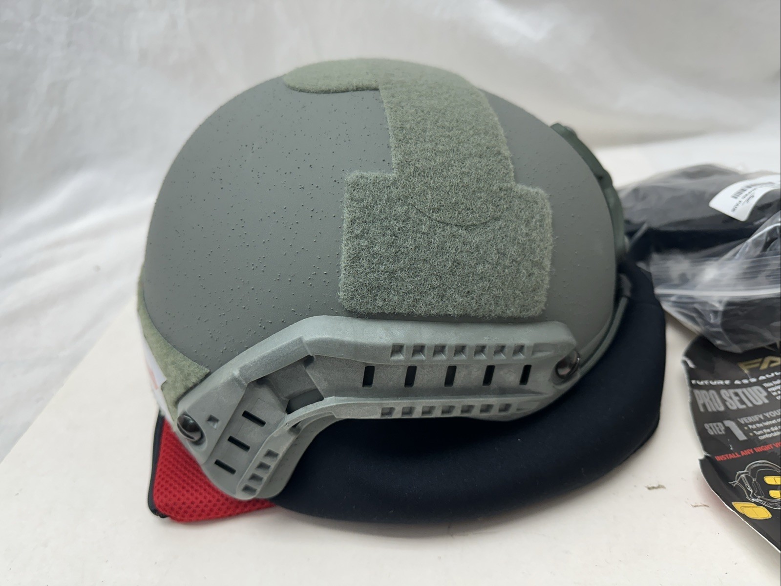 Ops-Core Fast Ballistic High Cut Helmet Medium Foliage Ranger Green dial Lock