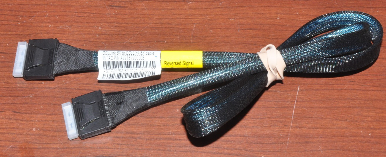MiTAC OCuLink 8X to OCuLink 8X Cable Reversed Signal 422T57200008 RML-80-0121