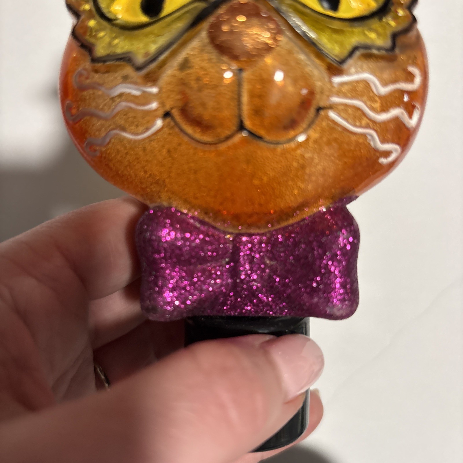 Halloween Bewitching Cat Nightlight With Swivel Plug Spooky