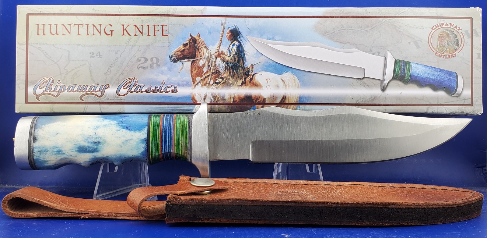 CHIPAWAY CUTLERY 11 3/4" BOWIE HUNTING KNIFE CW-673BLSB