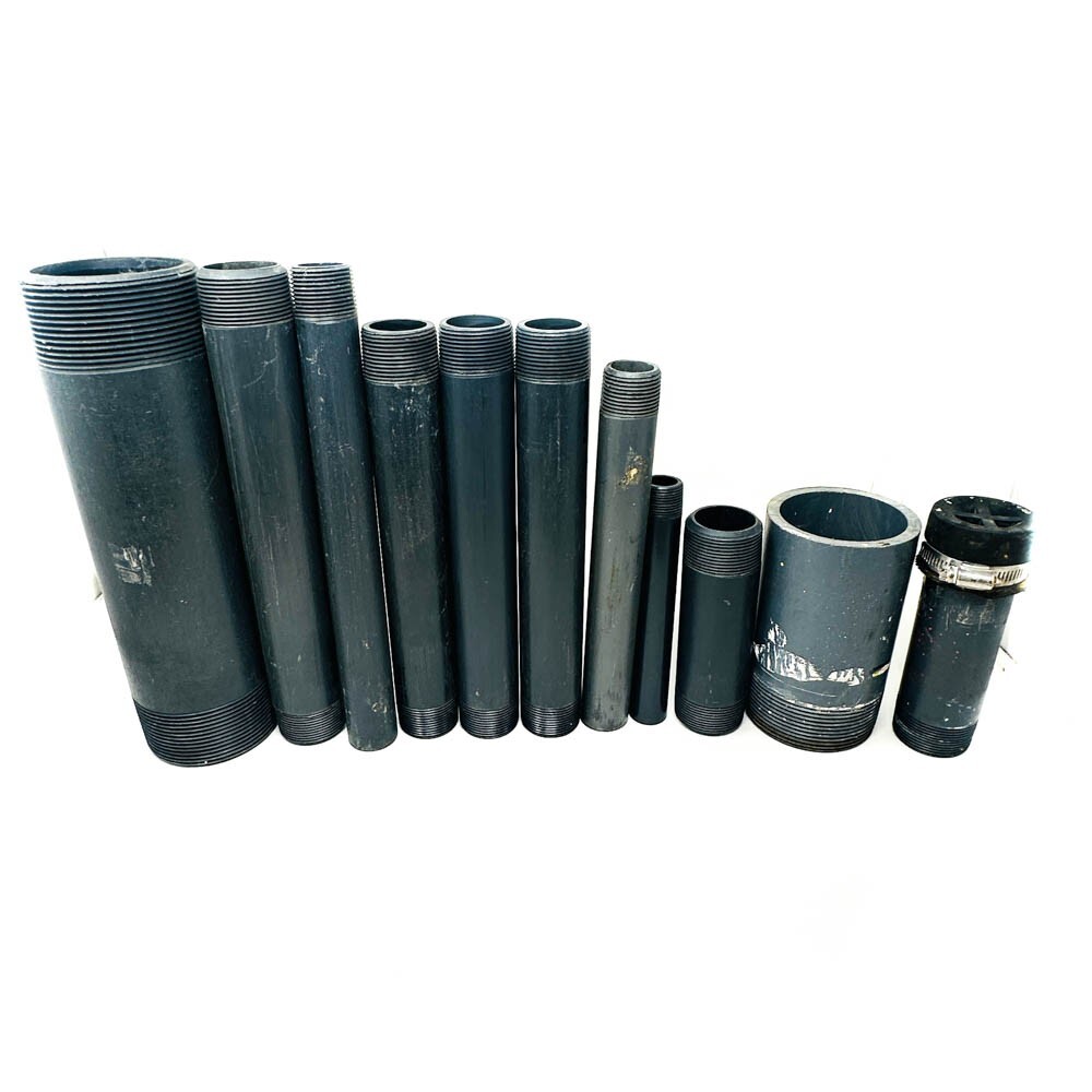 11 pcs Mission PVC Pipe, Various Diameter and Length Nipple Fittings
