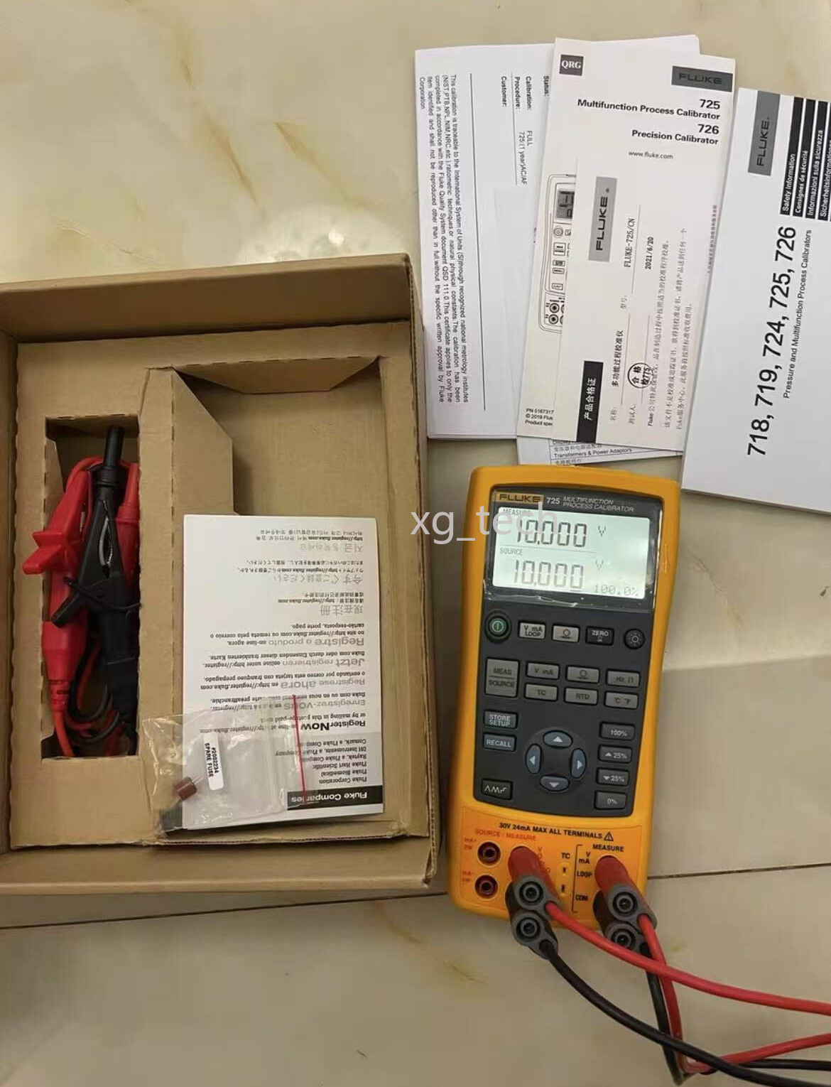 1 PC Fluke 725 Multifunction Process Calibrator/UPS or DHL/99NEW