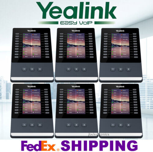 6 Yealink EXP43 T4U Series Expansion Module (6 Pack)