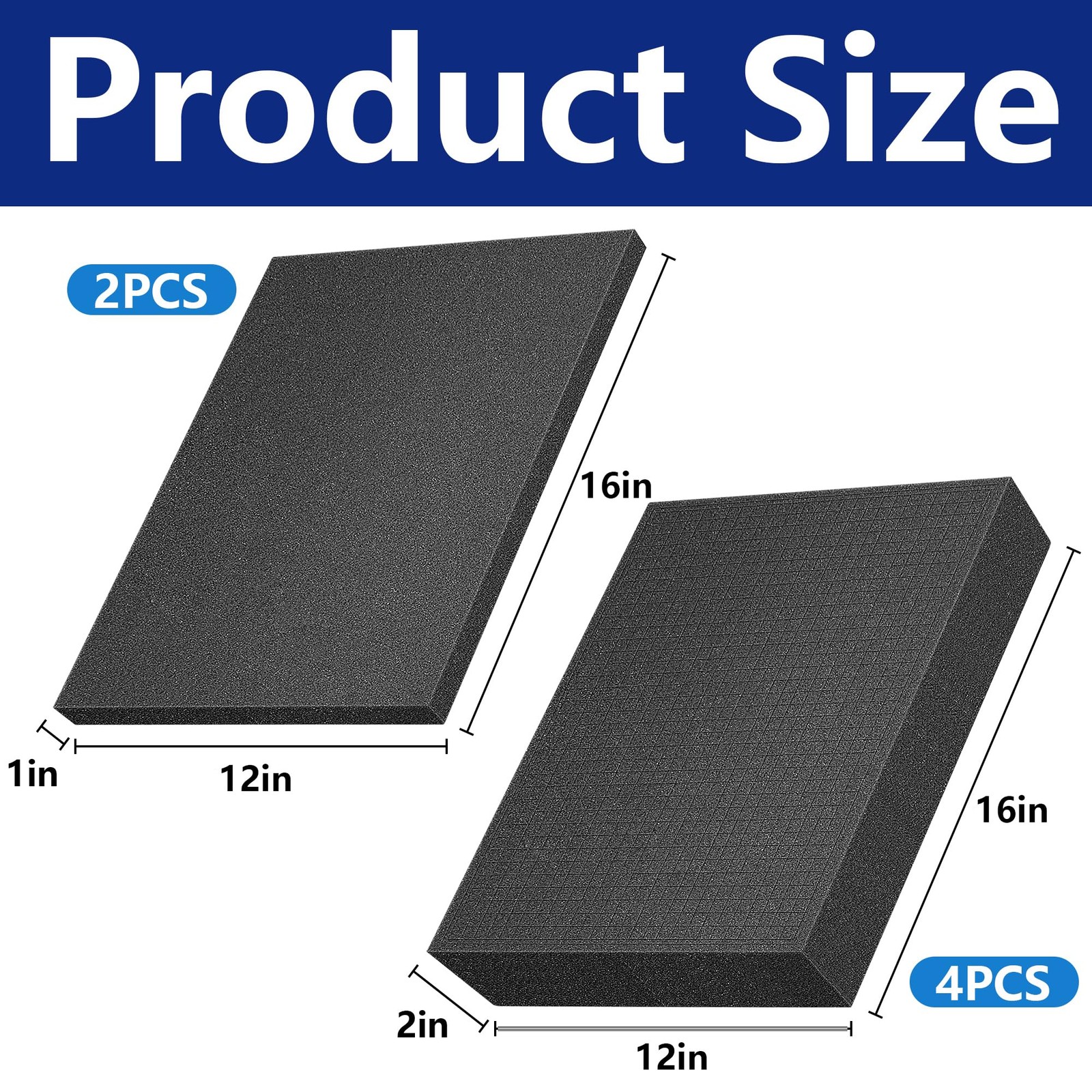 6 Pcs Pick Apart Foam Insert- 2 Sizes Pick and Pluck Foam- Pluck Pre Cube She...