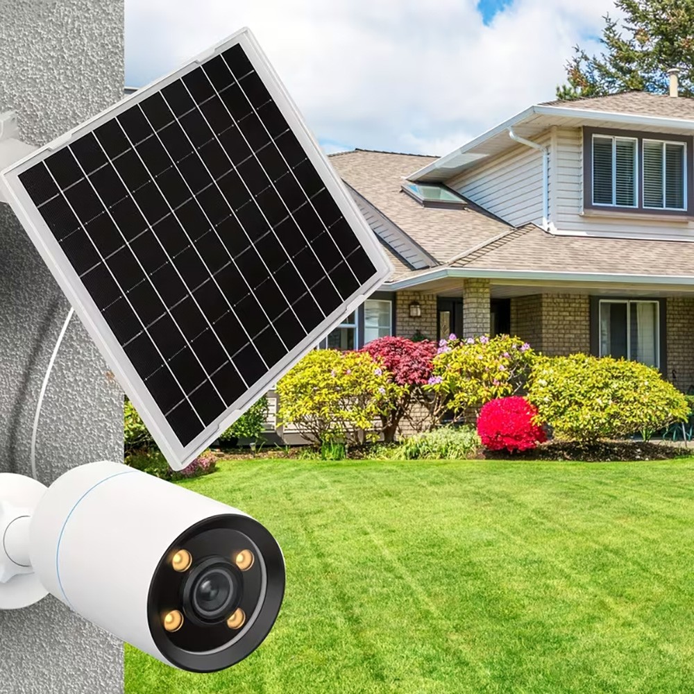 4 Pack Solar Panel for Ring Spotlight Camera/Stick Up Cam Battery Charger 8W 5V