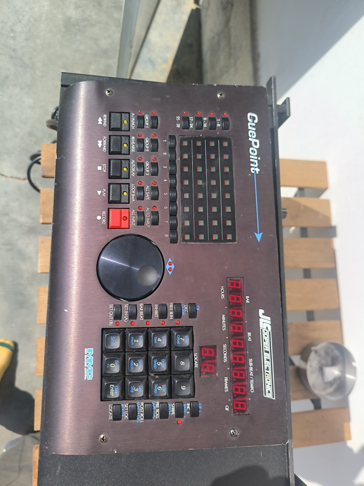 JL Cooper Cue Point Controller MIDI Mmc Calculator Autocalculator