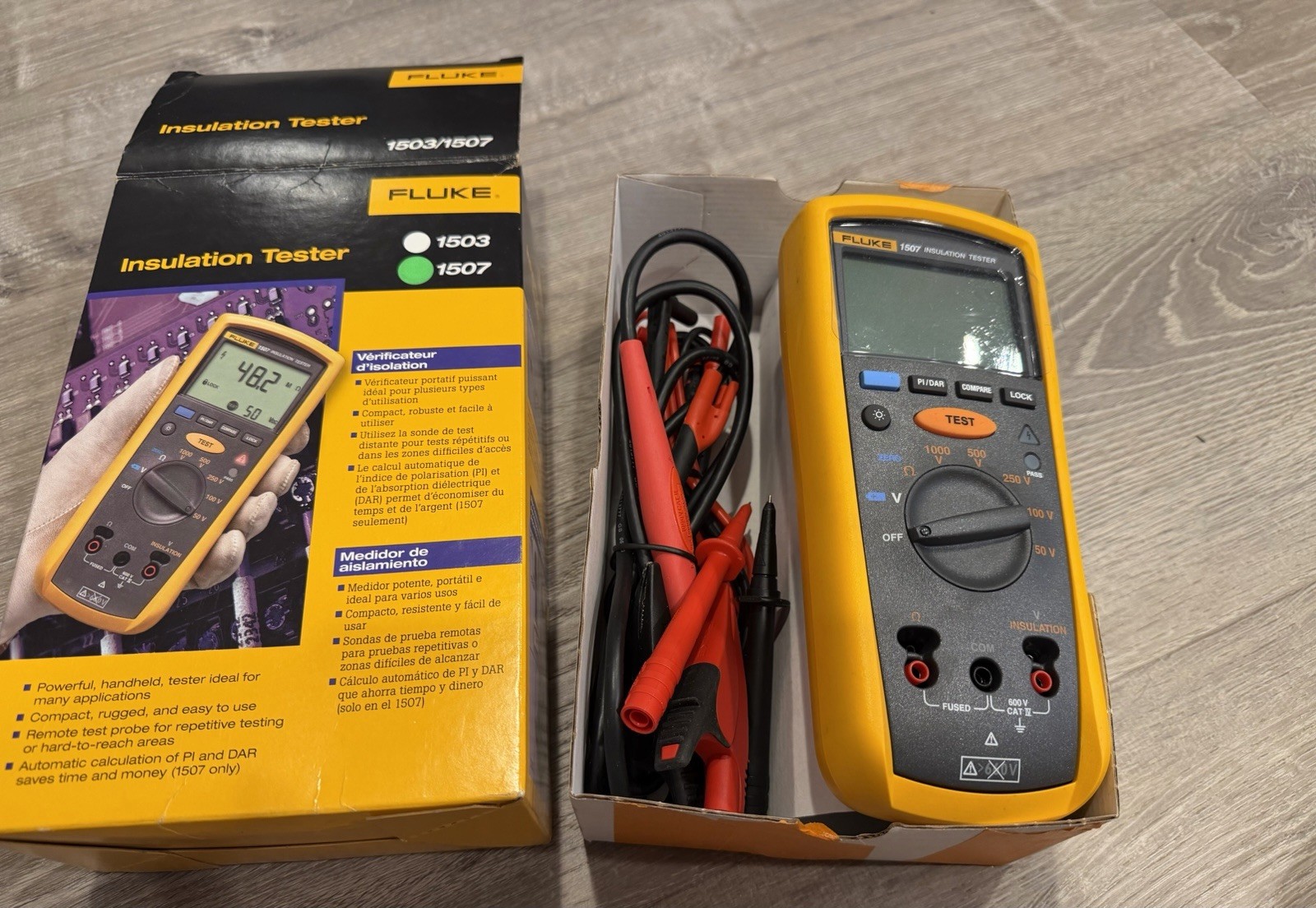 Fluke 1507 Insulation Resistance Tester