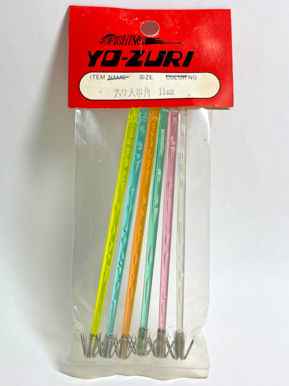YO-ZURI Squid Sabiki Plastic Jig Bubble in 110mm 6color