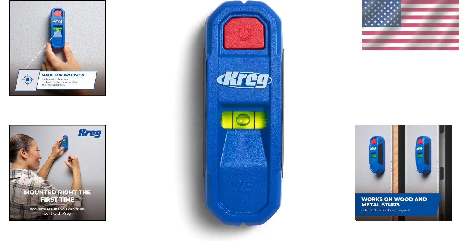 Laser-Mark Magnetic Stud Finder Tool for Effortless Home Projects