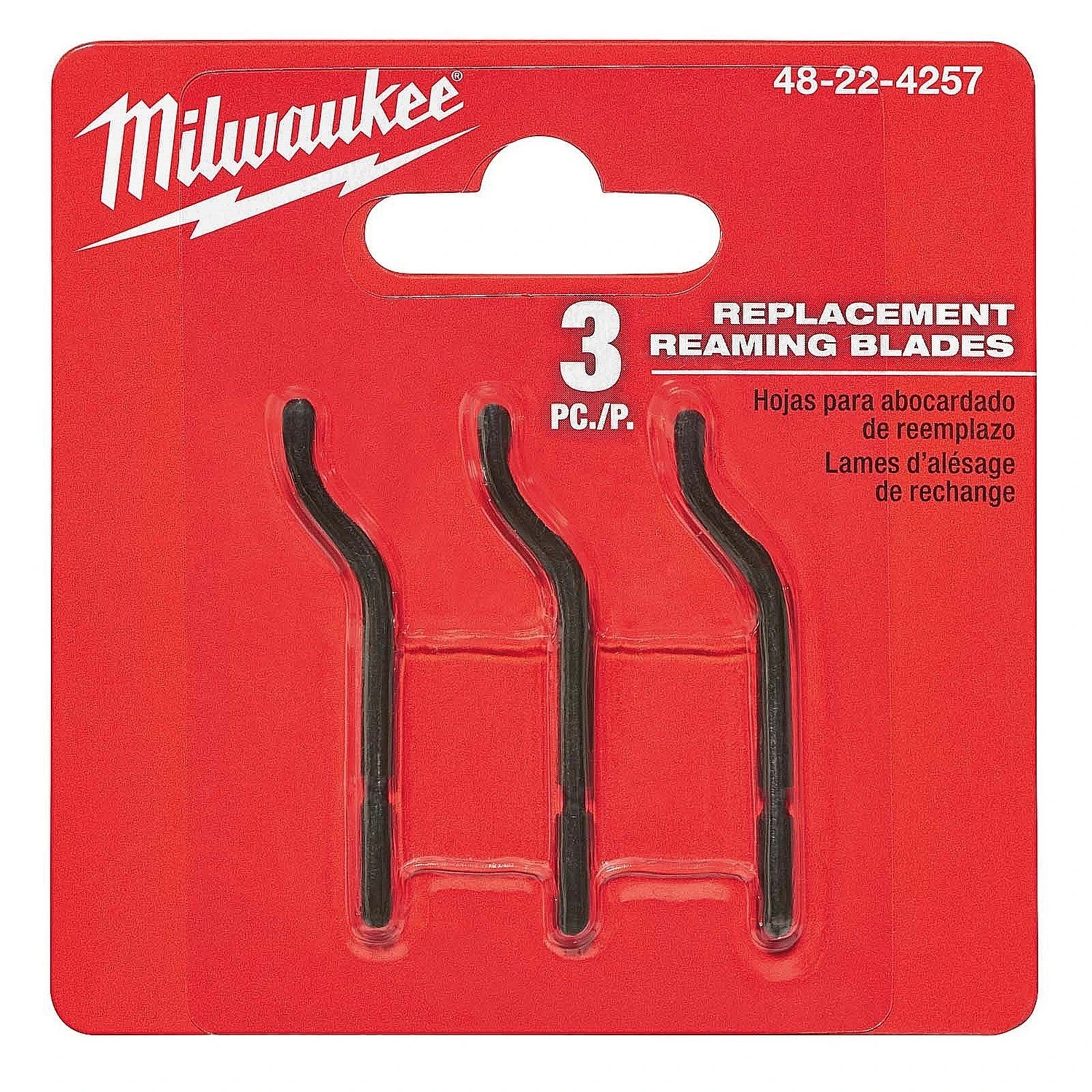 Milwaukee 48-22-4257 3pc Replacement Reaming Blades Tracking
