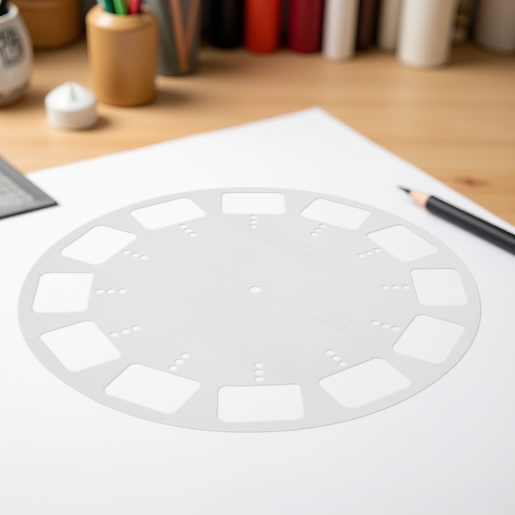 Reusable Acrylic Clock Router Template Accurate DIY Clock Dial Face Stencil