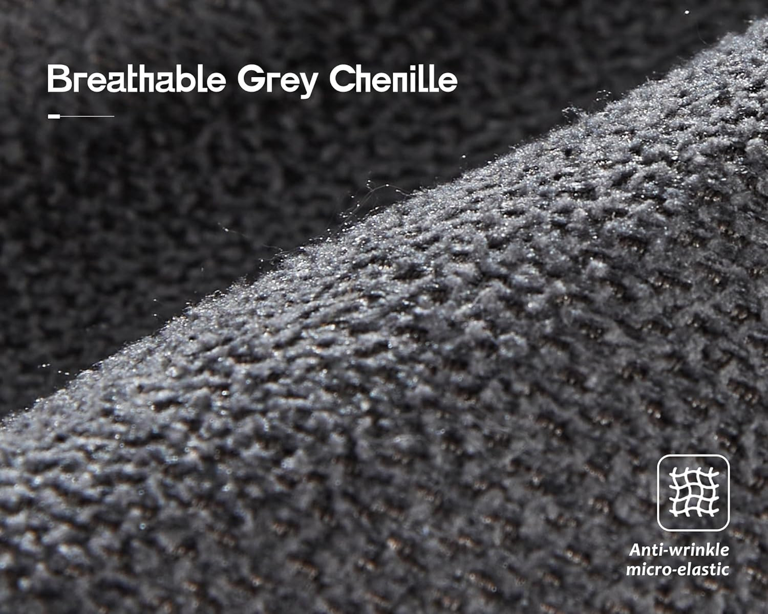 Modern Charcoal Grey Sofa Chair with Storage Ottoman, Cup Holders & USB Ports