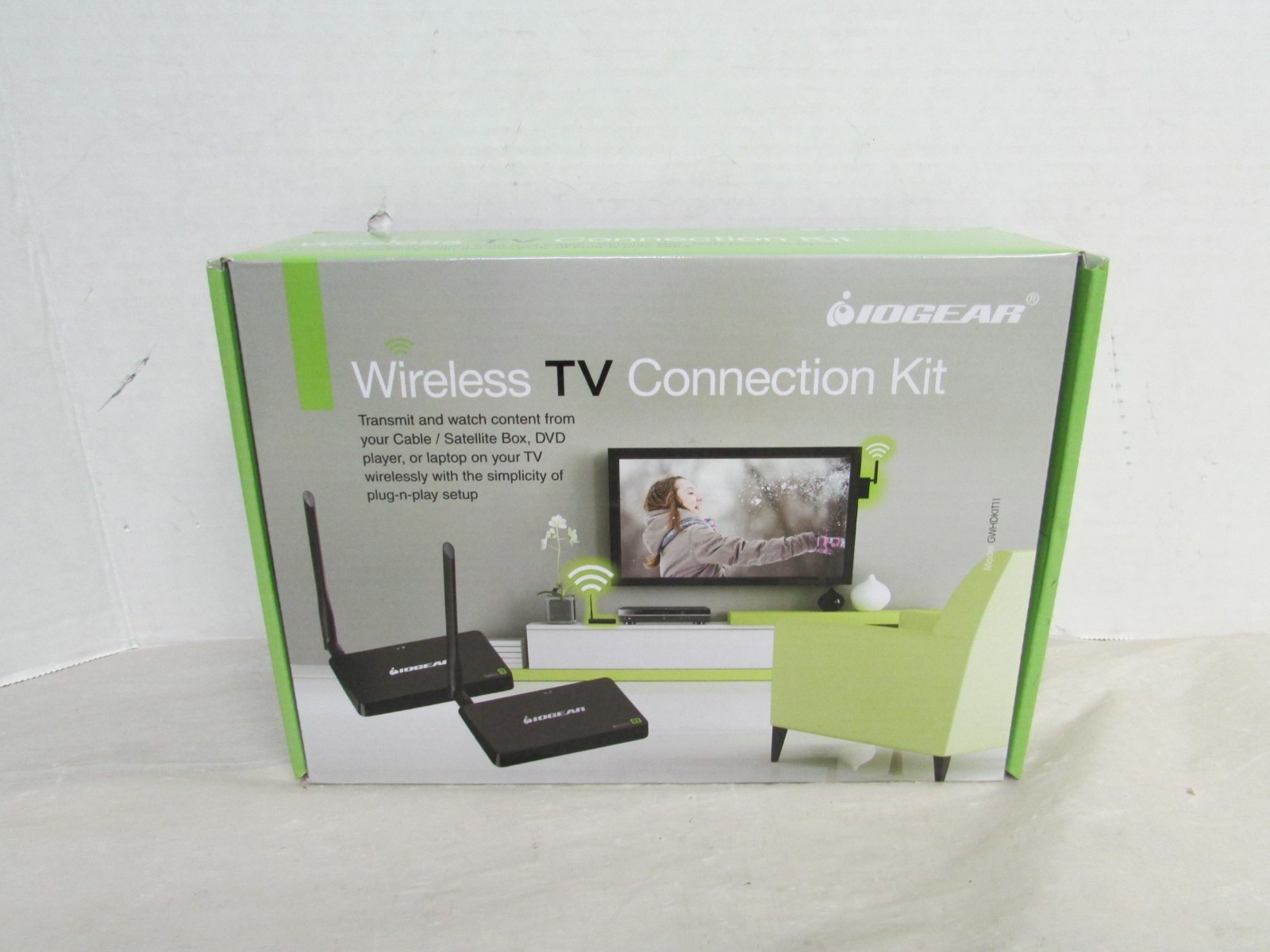 IOGEAR GWHDKIT11 Wireless HDMI Extender 150ft Full HD 1080p Plug-n-Play USED