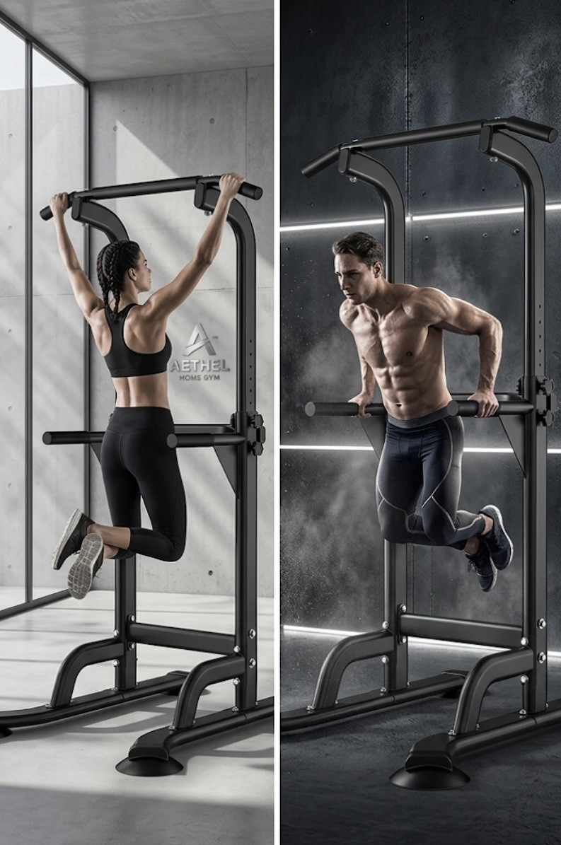 Multi-Function Workout Station - Professional Power Tower with Dip & Pull Up Bar