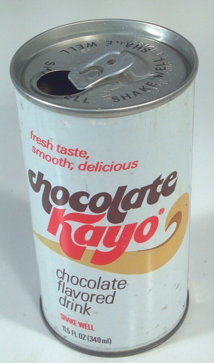 Vintage Chocolate Kayo Soda Pop Can 12oz Straight Steel Doraville GA