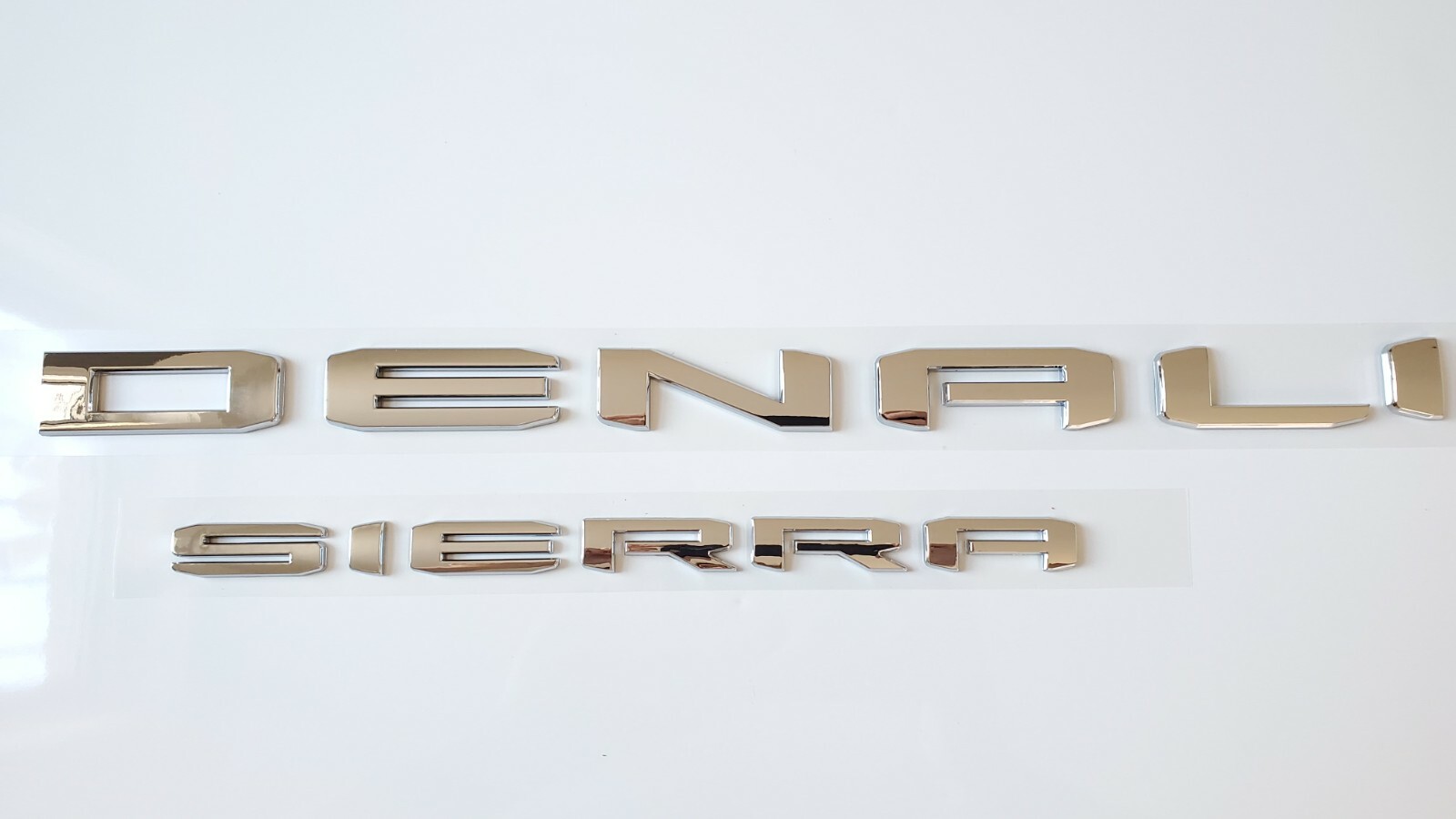 Chrome Rear Tailgate DENALI Sierra Emblem GMC Sierra 1500 2500hd 3500hd