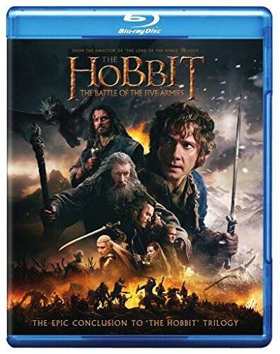 The Hobbit: The Battle of the Five Armies (Blu-ray  DVD  Digital HD Ult - GOOD