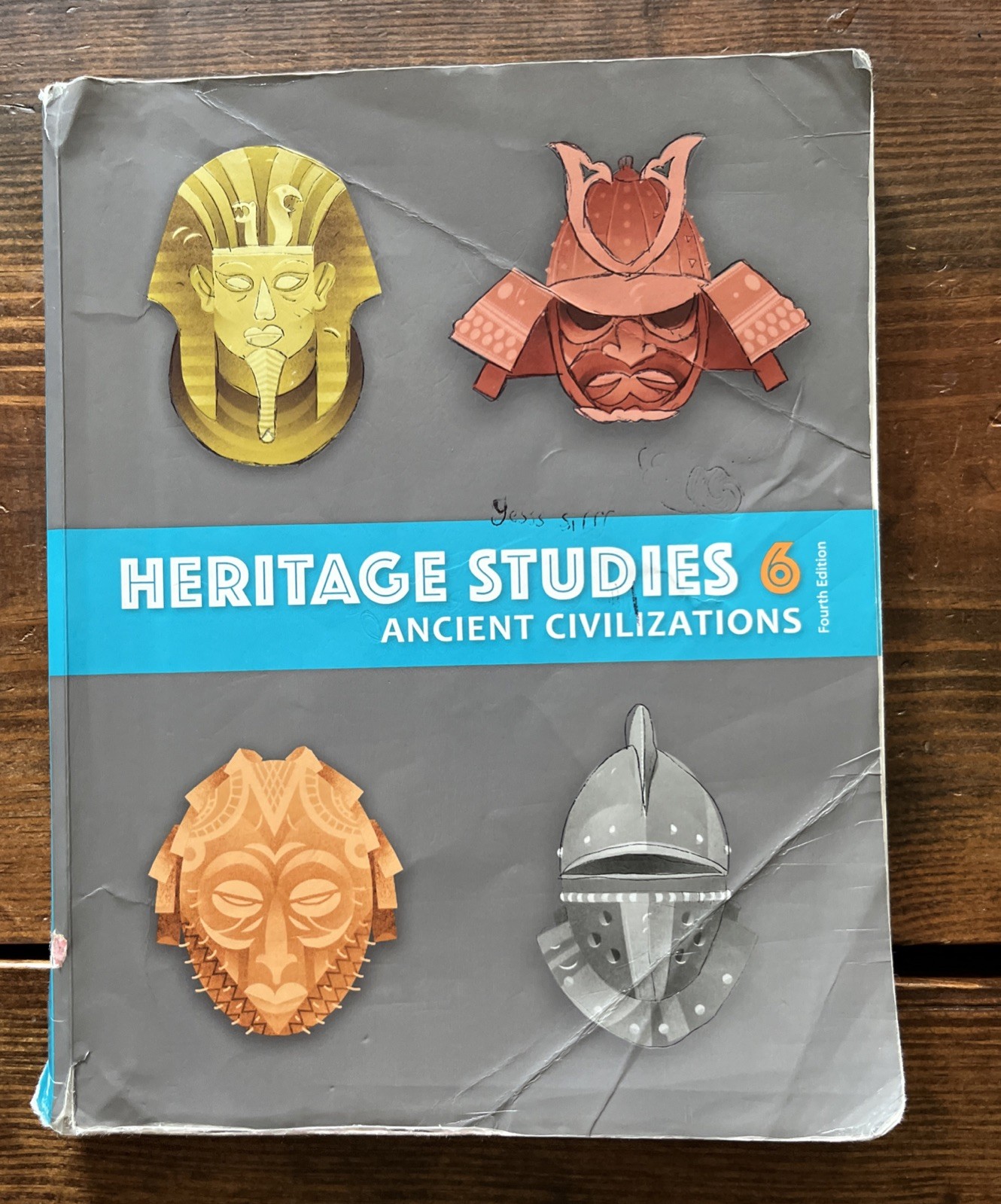 BJU Press Heritage Studies 6. Student Text. Blank! 6th Gr. Ancient Civilization