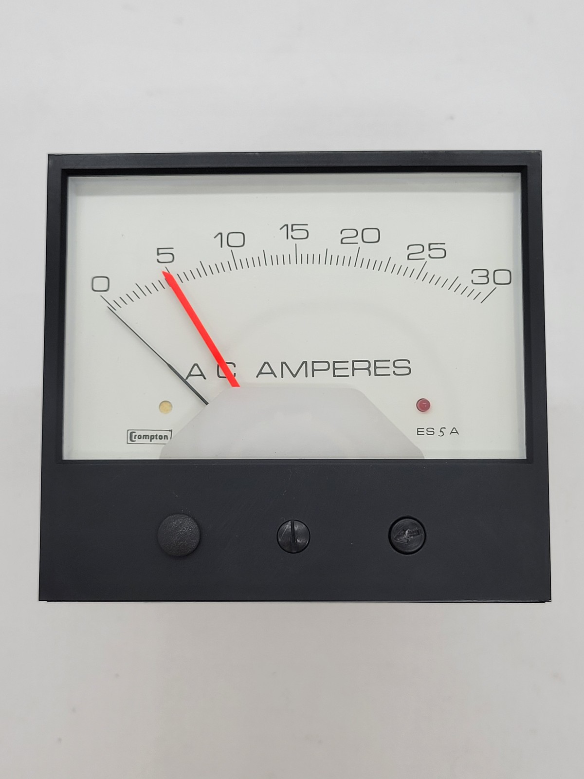Crompton Instruments ALSNLAB AC Amperes Panel Meter 5A 120V 0.30 Scale 239-301