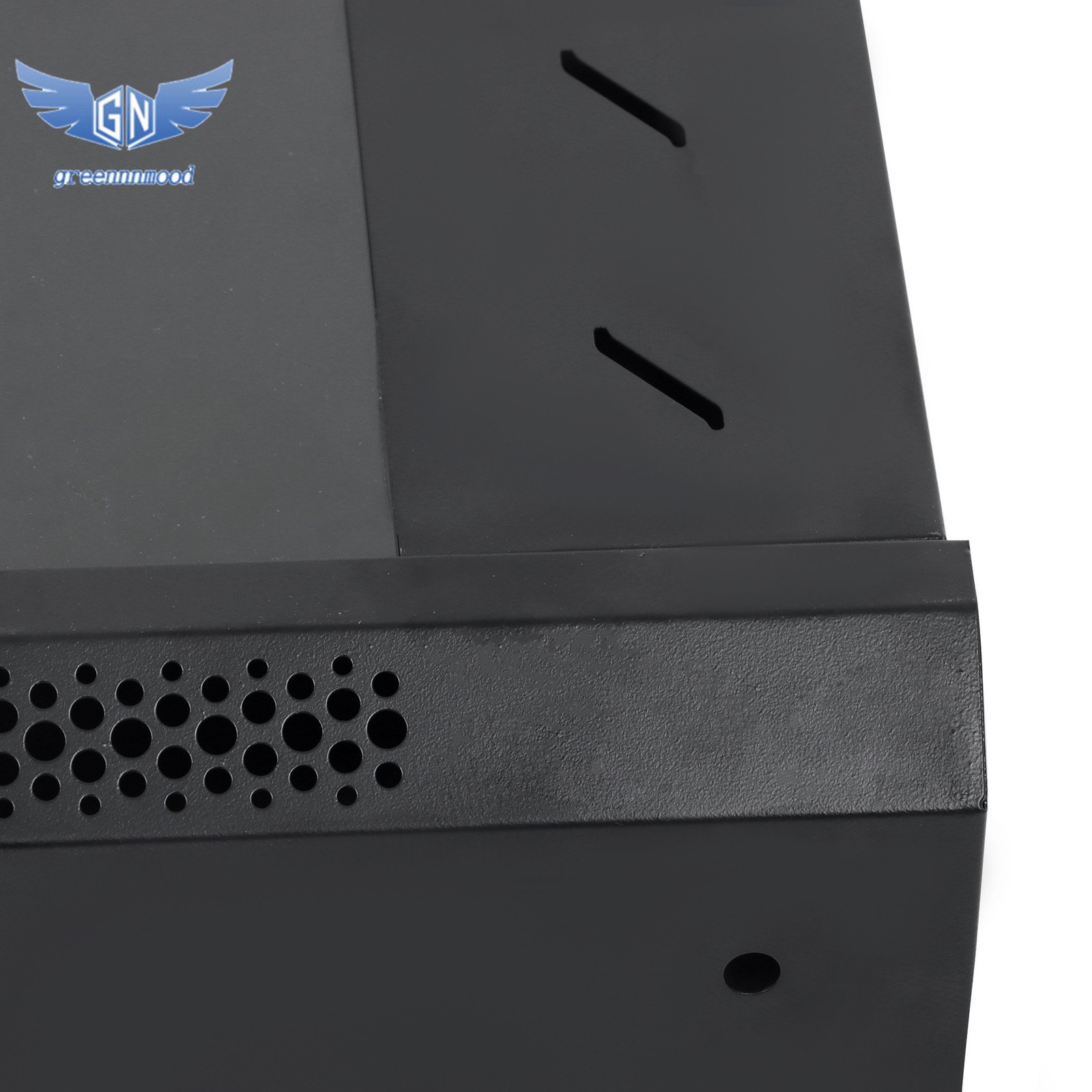 9U Wall Mount Network Server Rack Cabinet Enclosure 15.5'' Deep Door Lock Balck