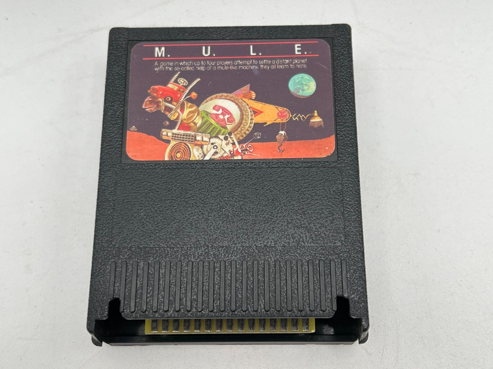 M.U.L.E. MULE Atari Computer 48K 800/XL/XE Reproduction Cartridge - Untested