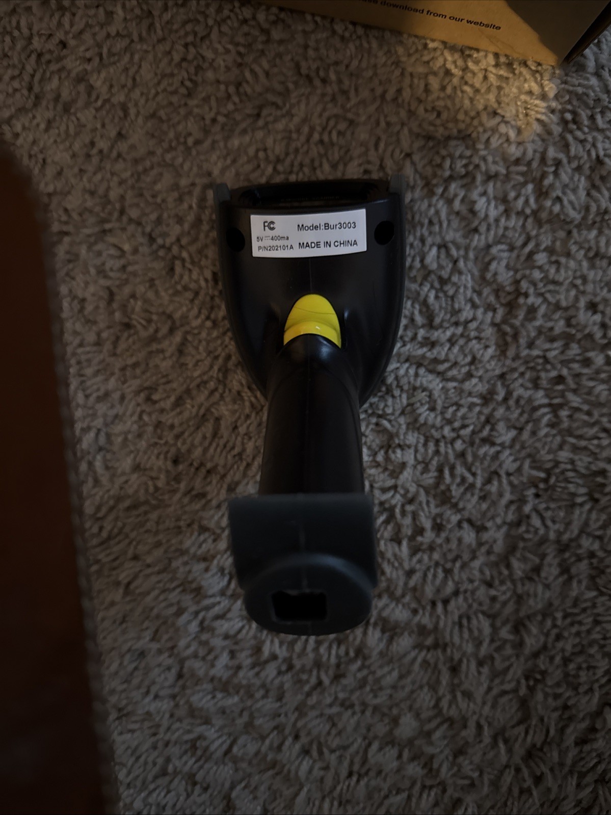 NADAMOO BUR3003 433MHz Wireless Barcode Scanner