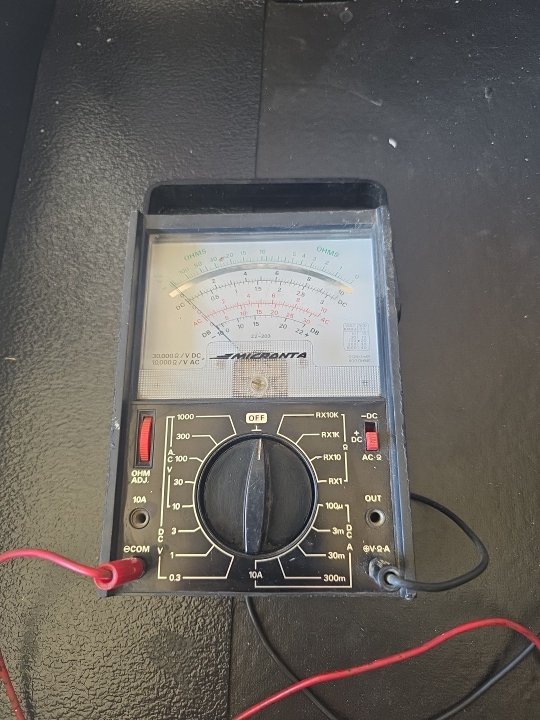 Micronta 43 Range Doubler Multitester 22-204B Original Box Manual Radio Shack