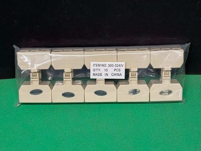 Steren 300-324IV Ivory 2-Line Split Adapter Lot of 10