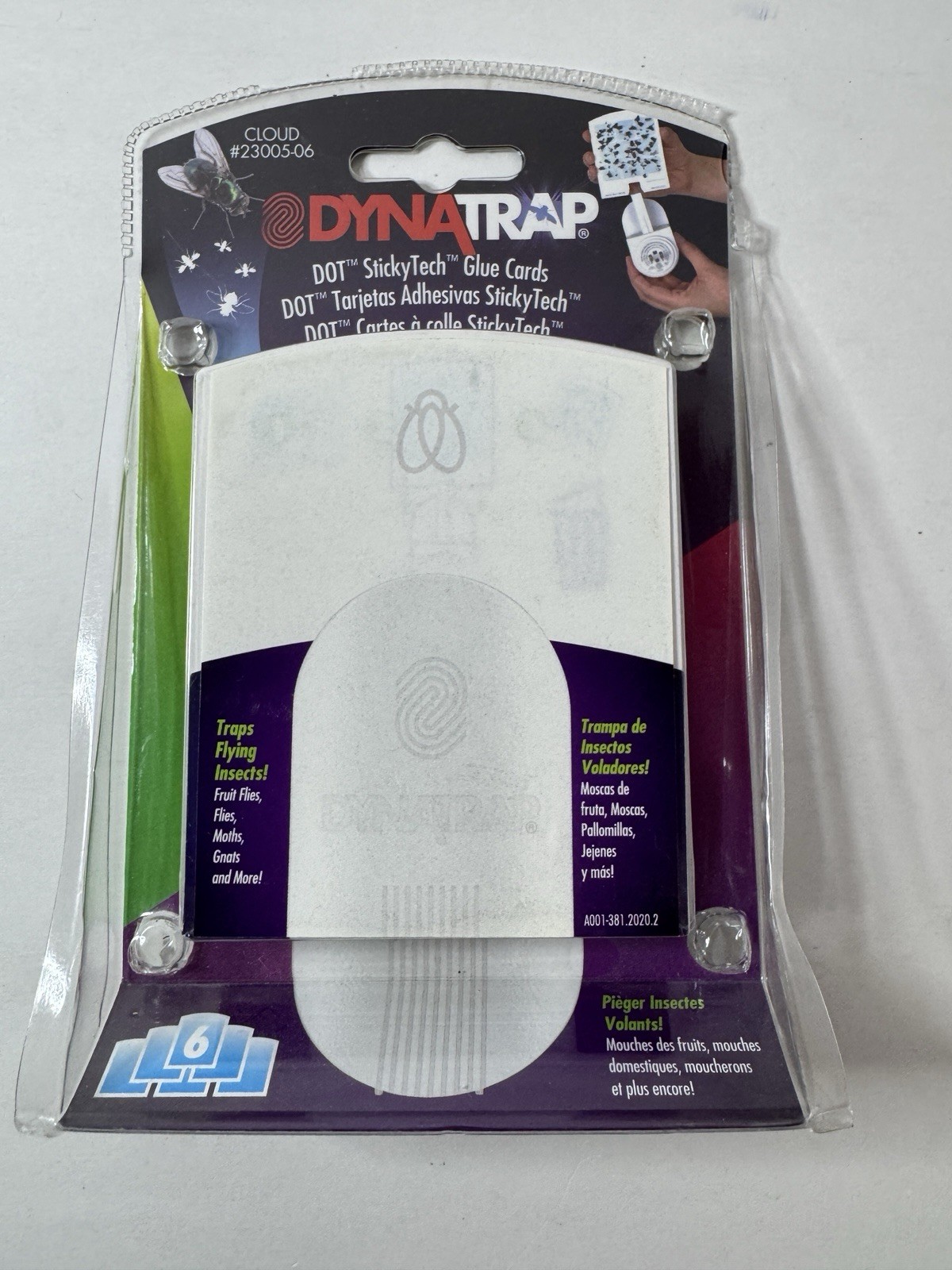 DynaTrap 23005-06 DOT StickyTech Replacement Glue Cloud Cards