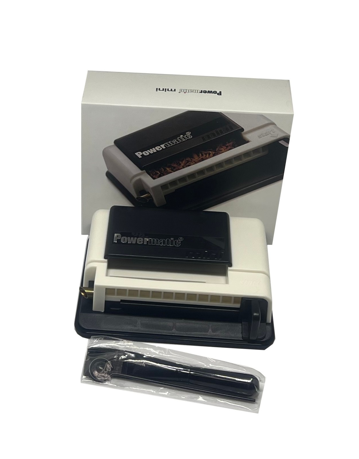 POWERMATIC MINI PRECISION MANUAL MACHINE/WHITE RYO CIGARETTE INJECTOR MACHINE