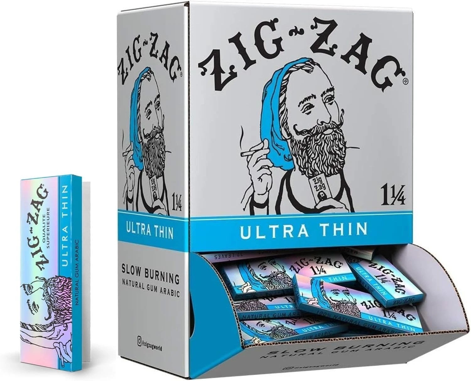 Ultra Thin Slow Burning Rolling Papers - 48 Pack