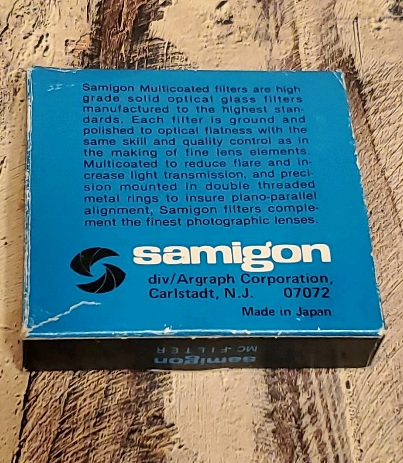 Samigon Multicoated Optical Glass Filter 67 m/mm Skylight 1A