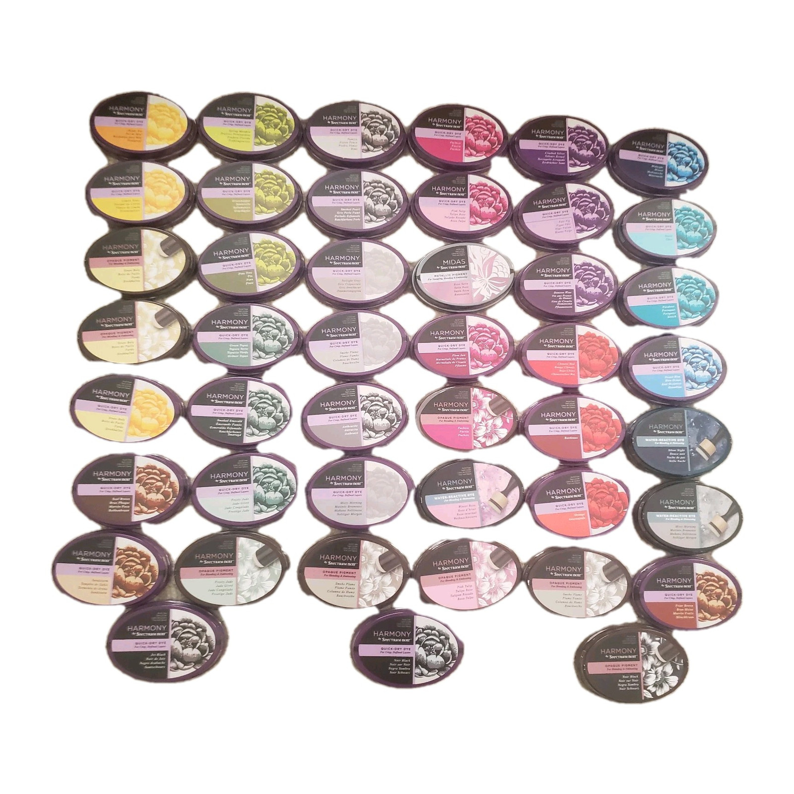 Crafters Companion - Spectrum Noir - Inkpad Harmony Opaque Pigment Bundle 45 Pad