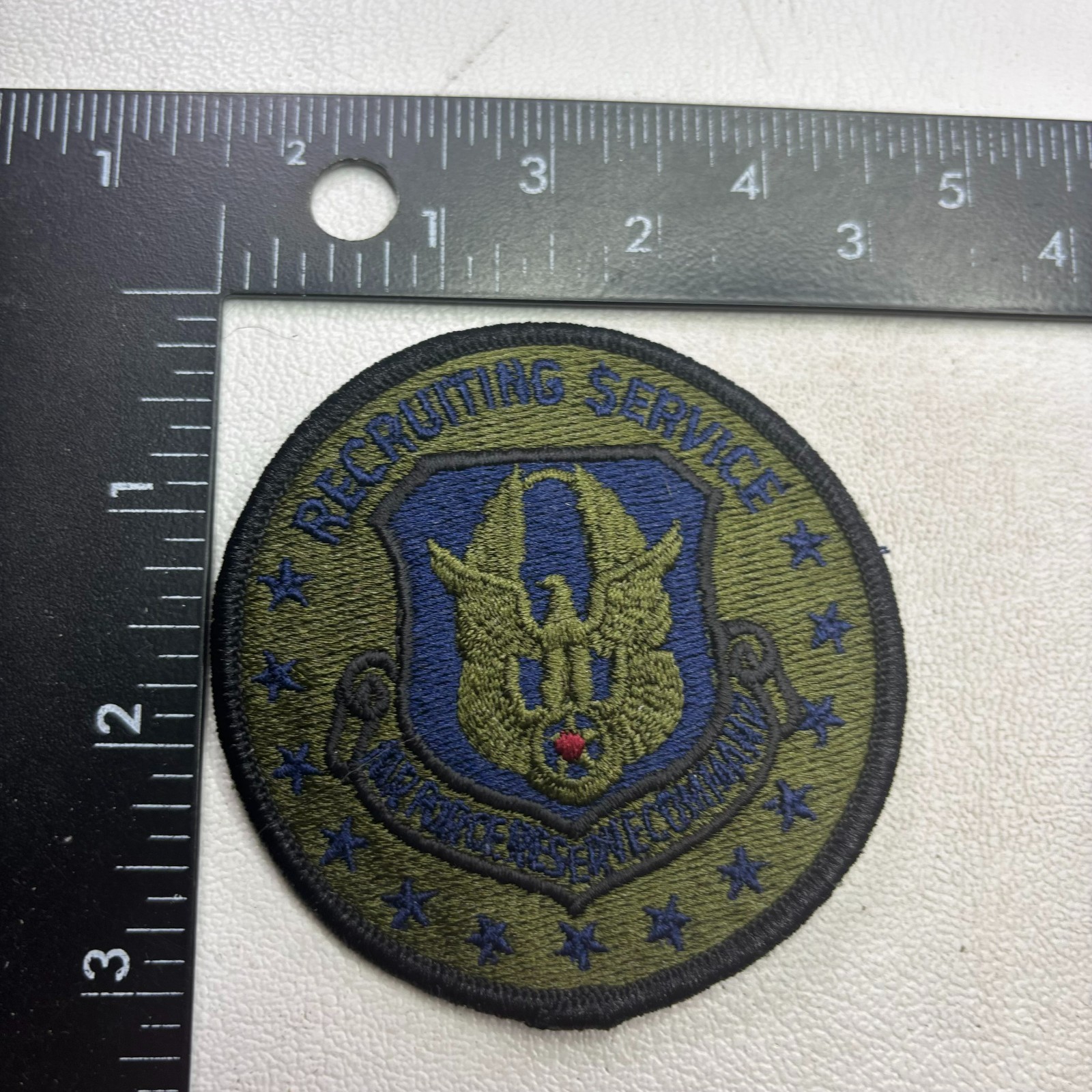 US Air Force RECRUITING SERVICE AIR FORCE RESERVE COMMAND Patch Military 60TZ