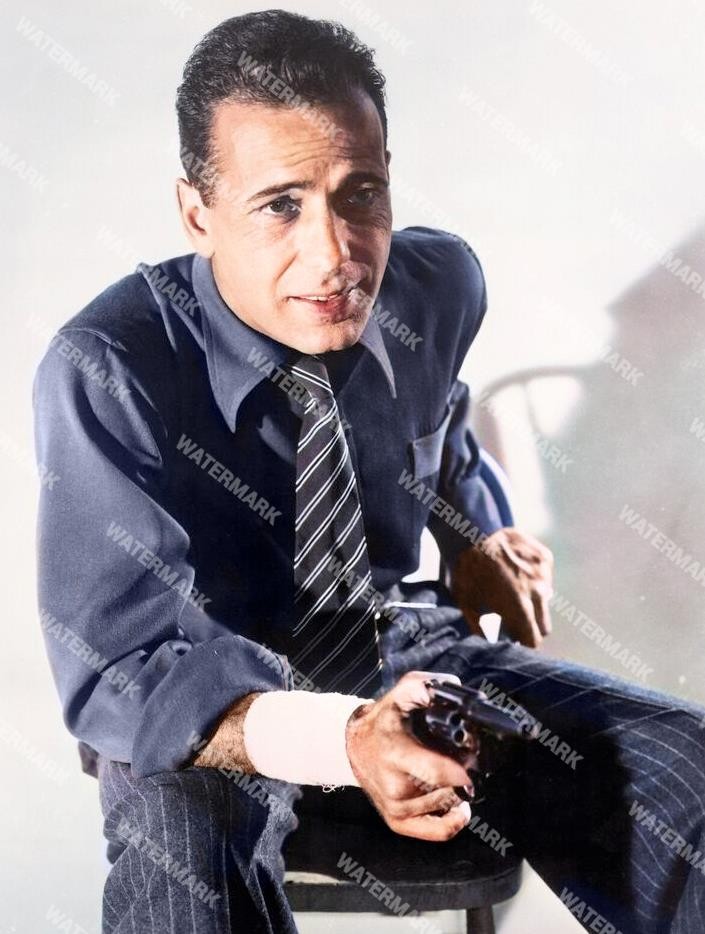 GW213 Humphrey Bogart Legendary Actor 8x10 11x14 16x20 Colorized Photo