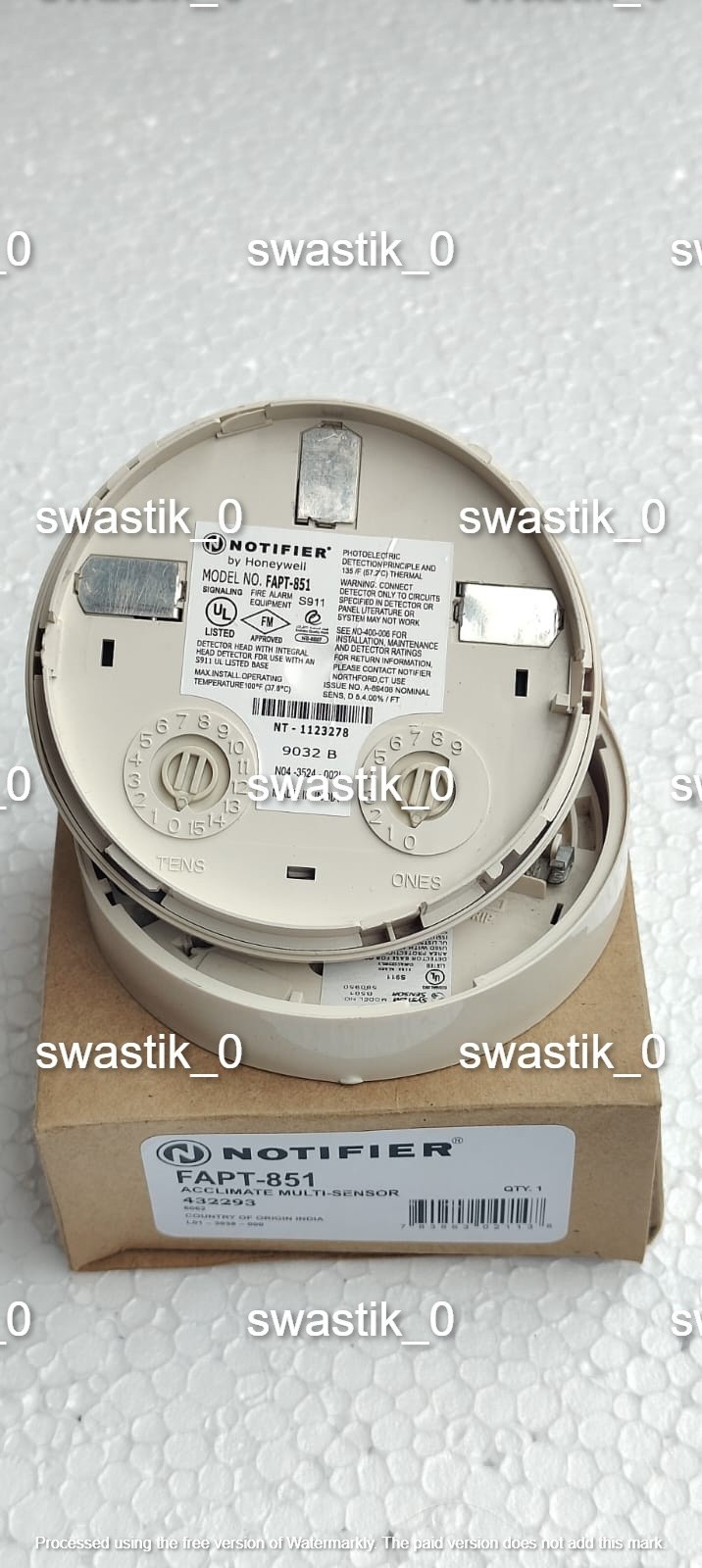 Notifier Fapt-851 Multi-Sensor Detector Head Only With Free Shipping