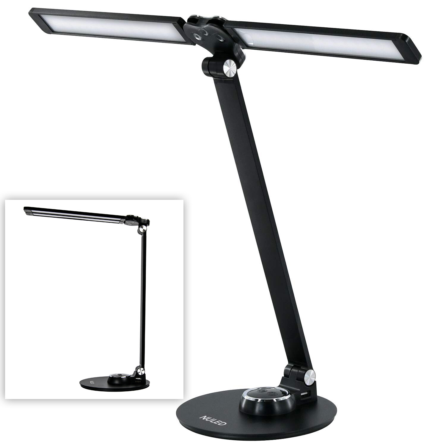 NULED Piano Desk Lamp Dimmable LED (Bright Cold White, Warm White or Dim White)