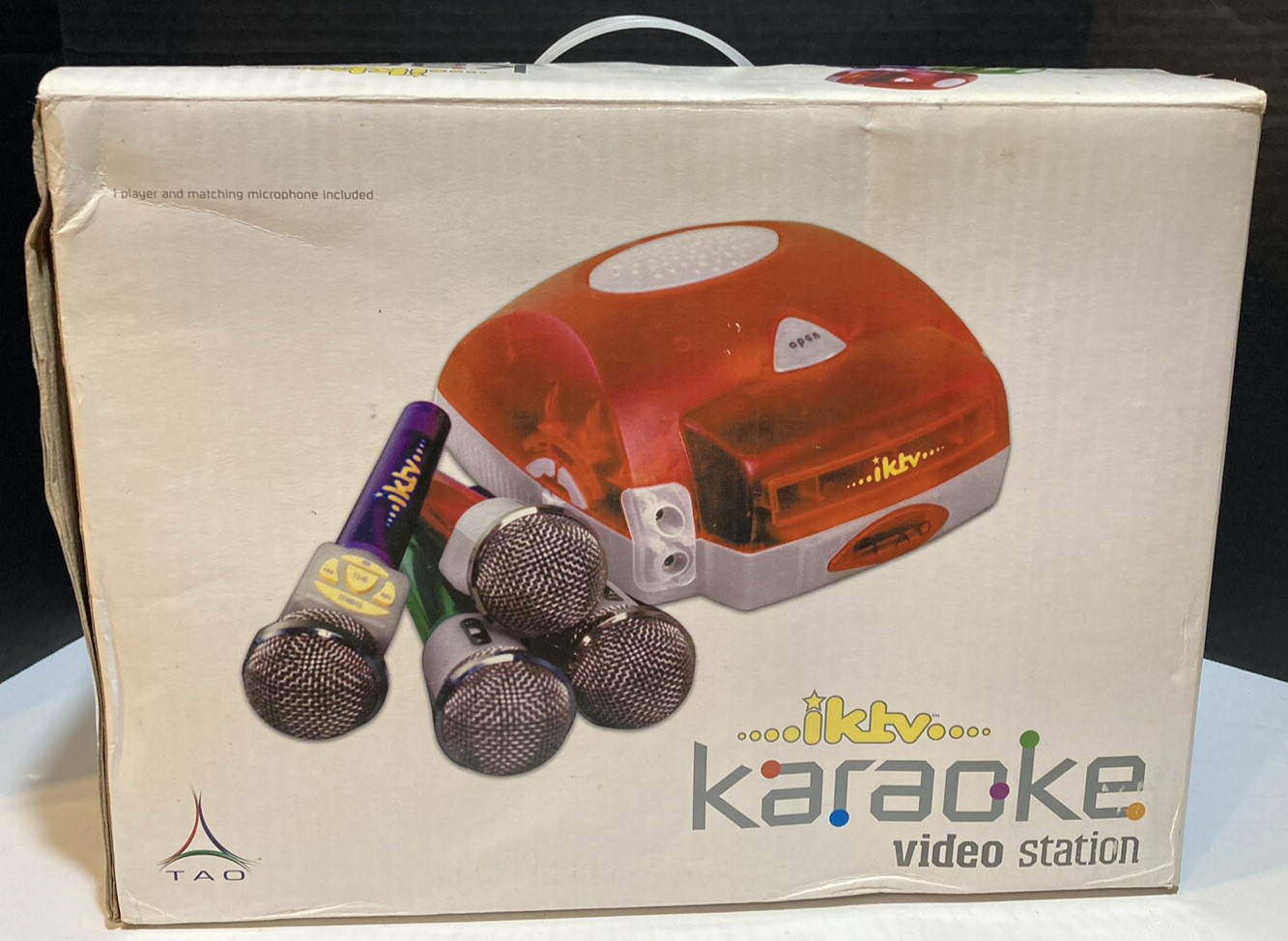 2001 New Old Stock IKTV KARAOKE VIDEO STATION Purple Color Complete