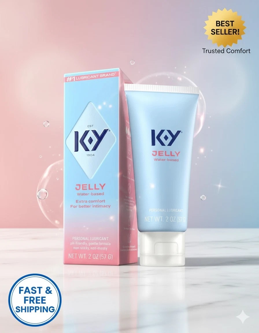 K-Y Jelly Personal Lubricant Water Based Lube for Wetter Sex ORIGINAL